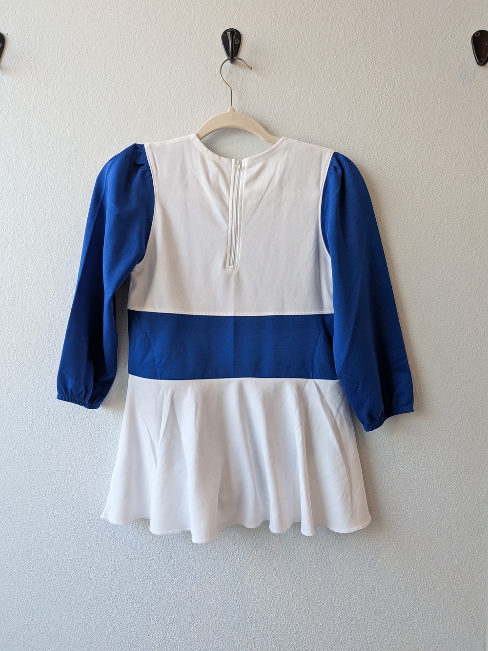 NFL Blue and White Star DCC Cheer Costume Set - Kids YL 14 - Picture 2 of 11